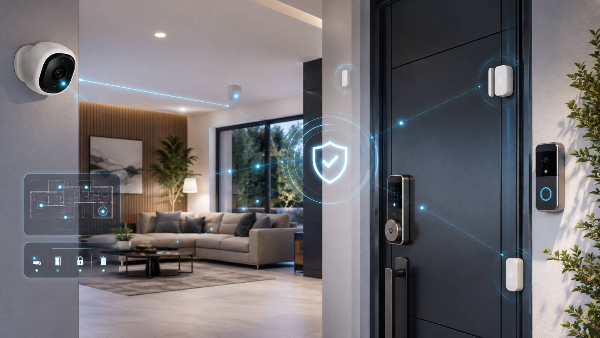 Smart Home Security: Cameras, Video Doorbells, Smart Locks, and Sensors Explained
